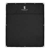 Kingsland klassische Stallgardine Schwarz