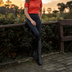 Legging d’équitation Kingsland KLGerrica à fond intégral femme Marine