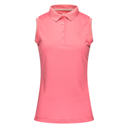 Ärmelloses Polo Kingsland aus Piqué-Strick für Damen
