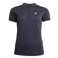 Polo Kingsland Classic Piqué Damen Schwarz Polo Kingsland Classic Piqué Damen Schwarz