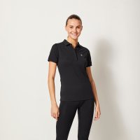 Polo Kingsland Classic Piqué Damen Schwarz