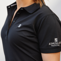 Polo Kingsland Classic Piqué Damen Schwarz Polo Kingsland Classic Piqué Damen Schwarz