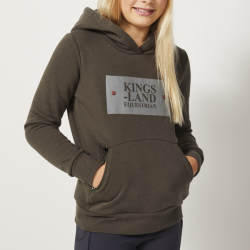 Kapuzenpullover Kingsland Samuel Junior Schwarze grüne Tinte