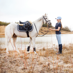T-Shirt Kingsland KLharli Piqué Junior Marine Marineblau