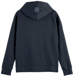 Damen-Kapuzenpullover Flags & Cup Lomita Marine Marineblau