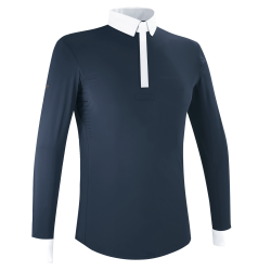 Wettkampf-Poloshirt Flags & Cup Herren Wako langarm