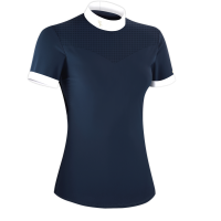 Wettkampfpolo Flags & Cup Isla Kurzarm Marine Marineblau