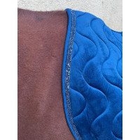 Teppich Flags & Cup Coral Samt Blau