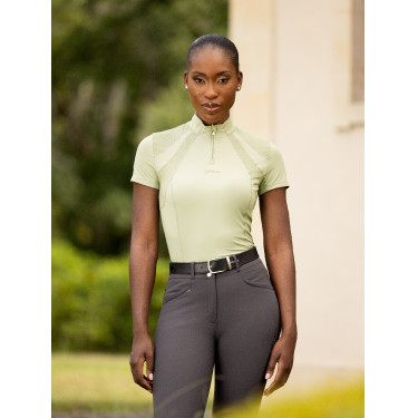 Unterhemd Mesh Kurzarm LeMieux Mia Fern Gr&uuml;n