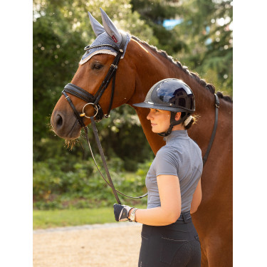 Unterhemd Mesh Kurzarm LeMieux Mia Blauer Jay