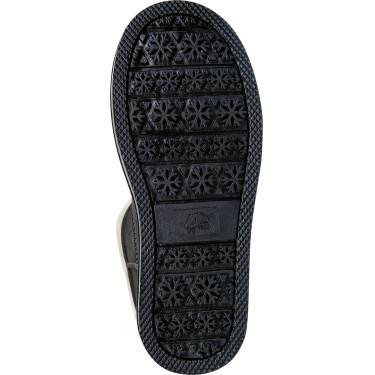 HKM gefütterte wasserdichte Stiefel Davos Gossiga Schwarz Samt