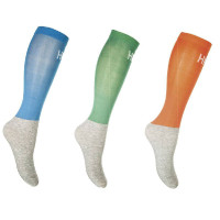 HKM Microcotton Colour Socken 3er-Pack Blau / Grün / Orange HKM Microcotton Colour Socken 3er-Pack Blau / Grün / Orange
