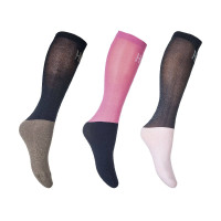 HKM Microcotton Colour Socken 3er-Pack Rosa / Marineblau / Grau