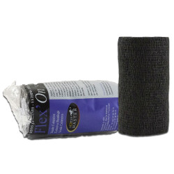 Kohäsive Bandage 10 cm Flex'on Horse Master Schwarz