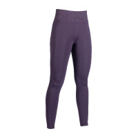 Leggings HKM Lavender Bay Vollbesatz Silikon Dunkellila