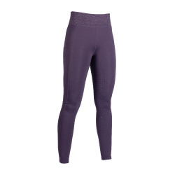 Leggings HKM Lavender Bay Vollbesatz Silikon Dunkellila Leggings HKM Lavender Bay Vollbesatz Silikon Dunkellila
