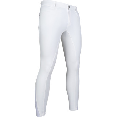 Herrenhose HKM Sportive Vollbesatz Silikon Weiß Wei&amp;szlig;