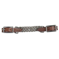 Gourmette double HKM Marron foncé