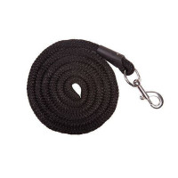 HKM Aachen Führstrick mit Karabinerhaken Schwarz