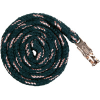 HKM Longe Rosegold mit Panikhaken Smaragd / Roségold Gr&uuml;n