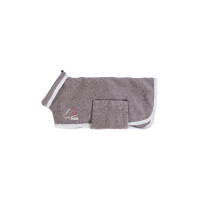 Hundebademantel HKM Coco Maulwurf Braun