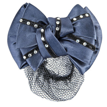 Netz mit Schleife HKM Dunkelblau