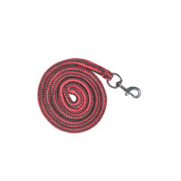 HKM Halfter-Set mit Karabiner & abnehmbaren Fransen Mokka / milchiges Rosa