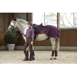 T-Shirt Tech HKM Arctic Bay Langarm Dunkellila