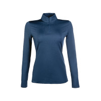 T-Shirt Technik HKM Basic Langarm Dunkelblau