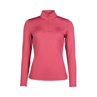 T-Shirt Technik HKM Basic Langarm Himbeerrosa
