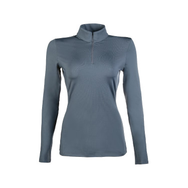 T-Shirt Technik HKM Basic Langarm Dunkelgrau