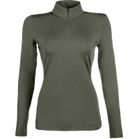 T-shirt technique HKM Basic manches longues Vert foncé