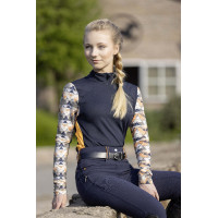 HKM Lyon Active Funktionsshirt Langarm Dunkelblau