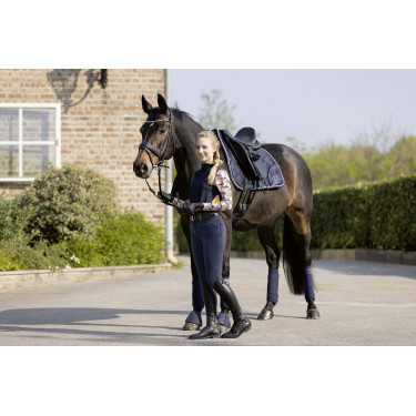 HKM Lyon Active Funktionsshirt Langarm Dunkelblau