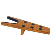 Holz-Stiefelknecht HKM mit rutschfesten Elementen Hinweisfarbe Transparent