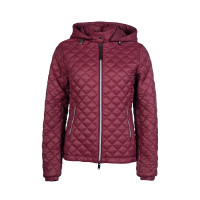 Veste matelassée HKM Stella Rouge foncé