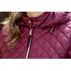 Steppjacke HKM Stella Dunkelrot