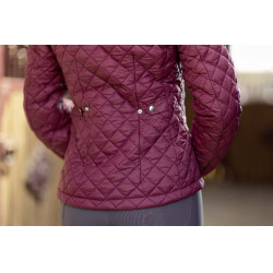 Steppjacke HKM Stella Dunkelrot