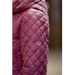 Steppjacke HKM Stella Dunkelrot