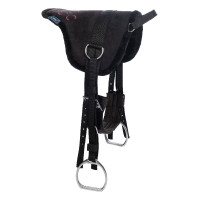Reitpad HKM Funny Horses Schwarz