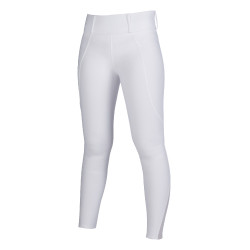 Leggings HKM Lisa Vollbesatz Silikon Weiß Weiß