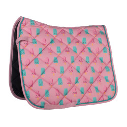 HKM Satteldecke Naples Dunkelrosa / Aqua HKM Satteldecke Naples Dunkelrosa / Aqua