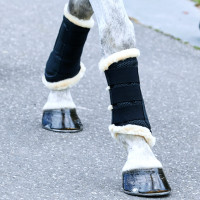 Arbeitsgamaschen mit Futter aus reiner Wolle WeatherBeeta Schwarz Arbeitsgamaschen mit Futter aus reiner Wolle WeatherBeeta Schwarz