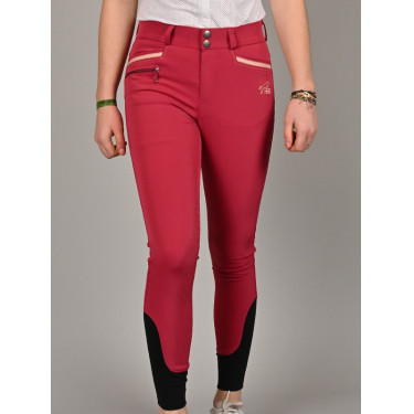 Reithose Junior Mädchen Luna Jump'In Himbeere Rot Reithose Junior Mädchen Luna Jump'In Himbeere Rot