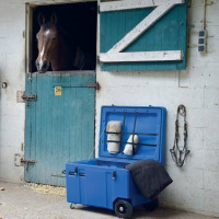 Horizontale Rollkiste La Gée Blau