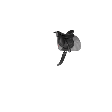 LeMieux Suede Dressur Schabracke Grau