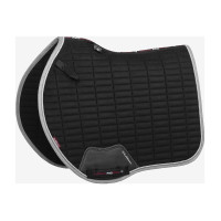 LeMieux Eurojump Wildleder Schabracke Weiß / Silber / Weiß Weiß LeMieux Eurojump Wildleder Schabracke Weiß / Silber / Weiß Weiß