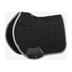LeMieux Eurojump Wildleder Schabracke Schwarz / Silber / Grau LeMieux Eurojump Wildleder Schabracke Schwarz / Silber / Grau