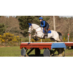 LeMieux Wildleder GP Square Schabracke Benetton Blau LeMieux Wildleder GP Square Schabracke Benetton Blau