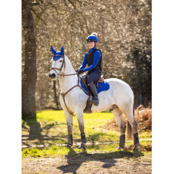 LeMieux Wildleder GP Square Schabracke Benetton Blau LeMieux Wildleder GP Square Schabracke Benetton Blau